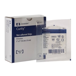 Med Vet International Curity™ Oil Emulsion Impregnated Dressing, 3 x 3 Inch, Sterile, 6112, 600/Case