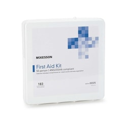 Med Vet International&nbsp;McKesson 50-Person First Aid Kit, 30325, 6/Case