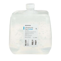 Med Vet International&nbsp;McKesson Ultrasound Gel, Clear, 5 Liters, Cubitainer, Ultrasound and Laser Transmission, 4964, Each