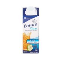 Med Vet International&nbsp;Ensure Clear Therapeutic Nutrition Apple Oral Supplement, 8oz Carton, 64903, Each