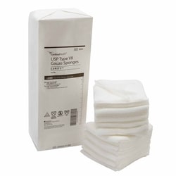 Med Vet International Gauze Sponge Curity™ 4 X 4 Inch, NonSterile 12-Ply Square, 2634-, 2000/Case