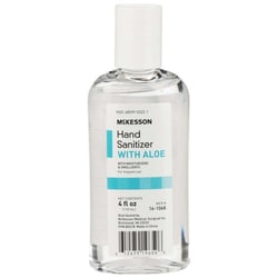 Med Vet International&nbsp;McKesson Gel Hand Sanitizer with Aloe 4 oz., 16-1068, 24/Case