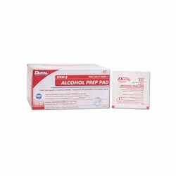 Med Vet International&nbsp;Alcohol Prep Pad Dukal 70% Strength Isopropyl Alcohol Individual Packet Medium Sterile, 853, 4000/Case