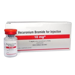 Med Vet International&nbsp;Vecuronium Bromide for Injection, 10mg x 10