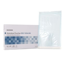Med Vet International&nbsp;McKesson Sterilization Pouch, 12 x 18 Inch, 16-6421, 200/Box