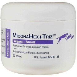 Med Vet International&nbsp;MiconaHex+Triz Wipes, 50 per tub
