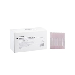 Med Vet International&nbsp;McKesson Respiratory Therapy Solution Sodium Chloride, Preservative Free 0.9% Solution Unit Dose Vial 3 mL, 16-20039, 100/Box
