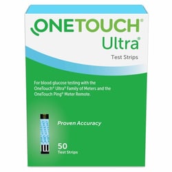 Med Vet International Blood Glucose Test Strips OneTouch Ultra Blue 50