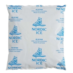 Med Vet International&nbsp;Nordic Ice Refrigerant Gel Pack, 5½ x 4 x ¾in, NI16, 36/Case