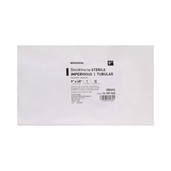 Med Vet International&nbsp;McKesson Sterile Impervious Surgical Stockinette, 9 W x 48 L Inch, 16-3M-948, Each