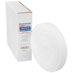Med Vet International&nbsp;McKesson White Polyester Tubular Stockinette, 2 Inch x 25 Yard, 16-4TS-225, 12/Case