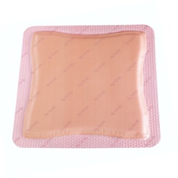 Med Vet International&nbsp;Allevyn Gentle Border Silicone Foam Dressing, 7 x 7 Inch, Sterile, 66800280, 10/Box