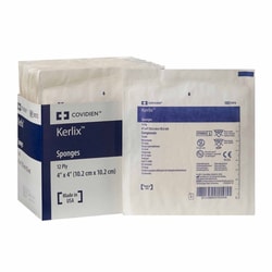 Med Vet International Fluff Dressing Kerlix 4 X 4 Inch, Sterile 12-Ply
