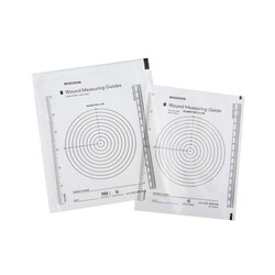 Med Vet International&nbsp;McKesson Nonsterile Plastic Wound Measuring Guide, 5 x 7 Inch, 533-30012100, Each