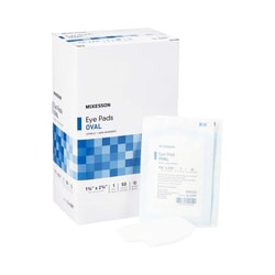 Med Vet International McKesson Eye Pad, 1-5/8 x 2-5/8 Inch, 16-4281, 600/Case