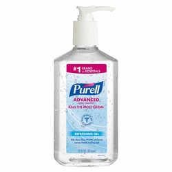 Med Vet International&nbsp;Hand Sanitizer Purell Advanced 12 oz. Ethyl Alcohol Gel Pump Bottle, 3659-12, 12/Case