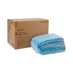 Med Vet International McKesson Procedure Disposable Underpad, 23 x 24 Inch, 16-16652, 200/Case