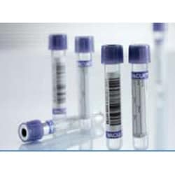 Med Vet International VACUETTE Venous Blood Collection Tube K2 EDTA Additive 4 mL Pull Cap Polyethylene Terephthalate (PET) Tube, 454209, 50/Pack