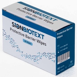 Med Vet International&nbsp;Skin Barrier Wipe SionBiotext Isopropyl Alcohol, Water, SD Ethanol -40, Vinyl Caprolactam/VP/Dimethylaminoethyl Methacrylate Copolymer Individual Packet NonSterile, 423779, 50/Box