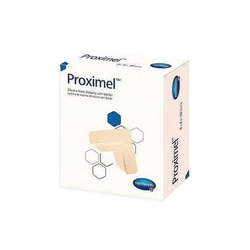 Med Vet International Proximel Silicone Adhesive Foam Dressing, 4 x 12 Inch, Sterile, 14500000, 30/Case