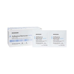 Med Vet International McKesson Adhesive Remover, 2-2/5 x 2-2/5 Inch Wipe, 176-5729, 2500/Case