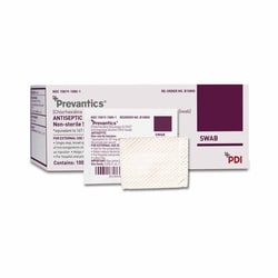 Med Vet International Antiseptic Prep Pad Prevantics 3.15% / 70% Strength