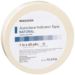 Med Vet International&nbsp;McKesson Steam Indicator Tape, 1 Inch x 60 Yard, 73-ST36, Each