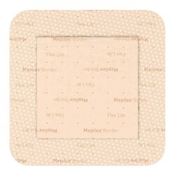 Med Vet International Mepilex Border Flex Lite Silicone Foam Dressing, 6 x 6in, 581500, Each