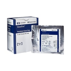Med Vet International Vaseline Petrolatum Impregnated Dressing, 3 x 18 Inch, Sterile, 8884414600, Dozen
