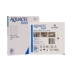 Med Vet International Aquacel Extra™ Gelling Fiber Wound Dressing, 6 x 6 Inch, Sterile, 420673, Each
