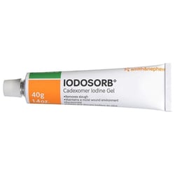 Med Vet International&nbsp;Iodosorb Antimicrobial Wound Gel, 40-gram Tube, 6602125040, 12/Case