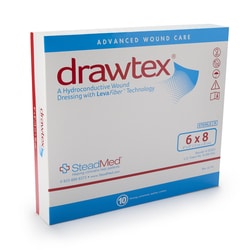 Med Vet International Drawtex Non-Adherent Dressing, 6 x 8 Inch, Sterile,