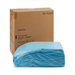 Med Vet International&nbsp;McKesson Procedure Disposable Underpad, 24 x 36 Inch, 16-16651, 150/Case