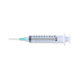 Med Vet International Standard Hypodermic Syringe with Needle PrecisionGlide™ 10 mL 1-1/2 Inch 20 Gauge NonSafety Regular Wall, 309645, 100/Box