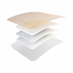 Med Vet International Mepilex Border Flex Foam Dressing, 6 Inch X 6 Inch, With Border, Film Backing, Silicone Adhesive, Square, Sterile, 595400, 50/Case