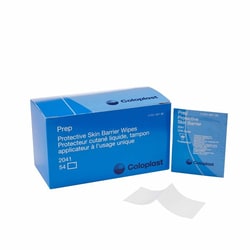 Med Vet International Skin Barrier Wipe Coloplast Prep™ 50 to 75% Strength Propan-2-ol Individual Packet NonSterile, 2041, 648/Case