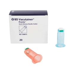 Med Vet International&nbsp;BD Vacutainer Quick Release Needle Holder, for Blood Collection, 20/Box