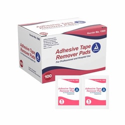 Med Vet International&nbsp;Adhesive Remover Pad, 1505, 100/Box