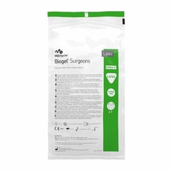 Med Vet International&nbsp;Surgical Glove Biogel Surgeons Size 8 Sterile Latex Standard Cuff Length Micro-Textured Straw Not Chemo Approved, 30480, 200/Case