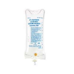 Med Vet International Dextrose 5% in 0.45% Sodium Chloride 1000ml, Each