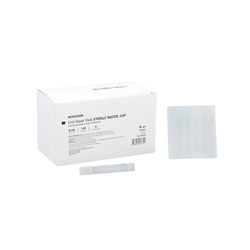 Med Vet International McKesson Respiratory Therapy Solution Sterile Water Solution Unit Dose Vial 5 mL, 16-20051, 1000/Case