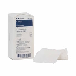 Med Vet International&nbsp;Gauze Sponge Curity&trade; 4 X 4 Inch, NonSterile 8-Ply Square, 2556-, 4000/Case