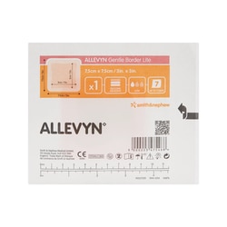 Med Vet International&nbsp;Allevyn Gentle Border Lite Silicone Foam Dressing, Sterile, 66800834, Each