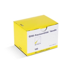 Med Vet International BD Needle, 20G X 1", Hypodermic, 100/BX, 305175