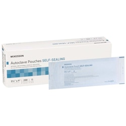 Med Vet International&nbsp;McKesson Sterilization Pouch, 3½ x 9 Inch, 16-6423, 2000/Case