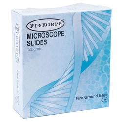 Med Vet International&nbsp;Single Frosted Slides, One End, One Side, 144/Box, Case of 10 Boxes/