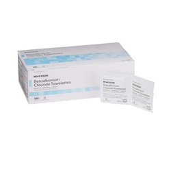 Med Vet International&nbsp;McKesson Sanitizing Skin Wipe, Unscented, 269, Individual Packet, Qty 1