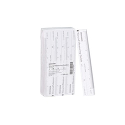 Med Vet International McKesson Nonsterile Paper Wound Measuring Guide, 6 Inch, 533-LR/50, 600/Bag