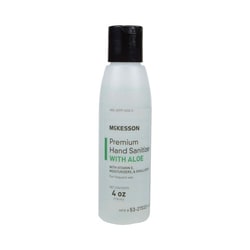 Med Vet International&nbsp;McKesson Premium Hand Sanitizer With Aloe, Ethyl Alcohol Gel, 4 oz Bottle, 53-27032-4, 24/Case