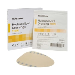 Med Vet International McKesson Hydrocolloid Dressing, 6 x 7 Inch Sacral, 1885, 10/Box